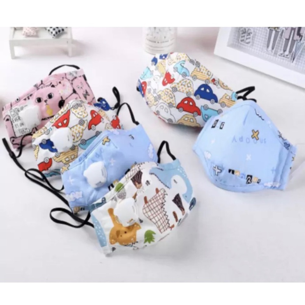 Kids mask with filter washable bundle (2)